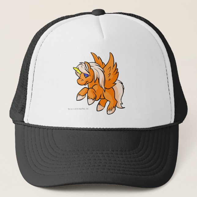 Uni Orange Truckerkappe (Vorderseite)