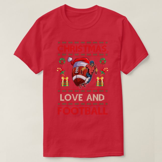 Uni Player Team Outfit Weihnachten Liebe 1 (2) T-Shirt (Design vorne)