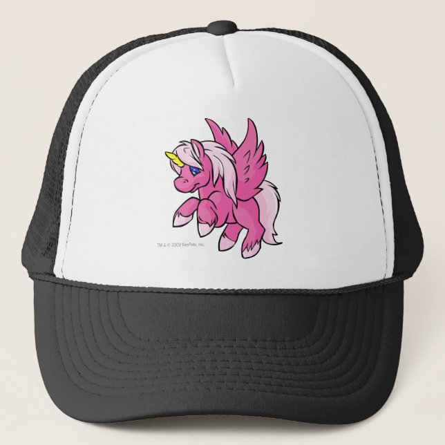 Uni Rosa Truckerkappe (Vorderseite)