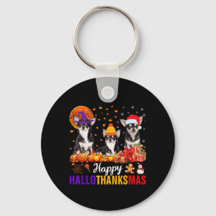 Uni-S Kids Chihuahua Hund Halloween Erntedankfest Schlüsselanhänger
