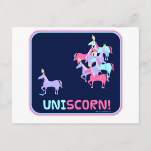 Uni-scorn Postkarte