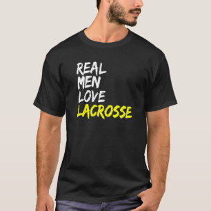 Uni Sports Lacrosse Player Sprichwort Lov T-Shirt