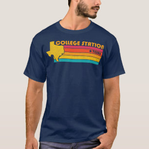 Uni-Station Texas Vintag Beunruhigte Souvenir T-Shirt