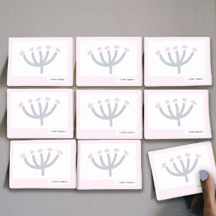 Uni Stationery Pink Mimosa Anpassen Post-it Klebezettel