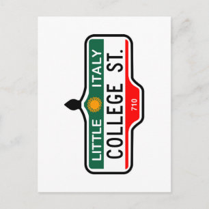 Uni Street, Toronto Street Sign Postkarte