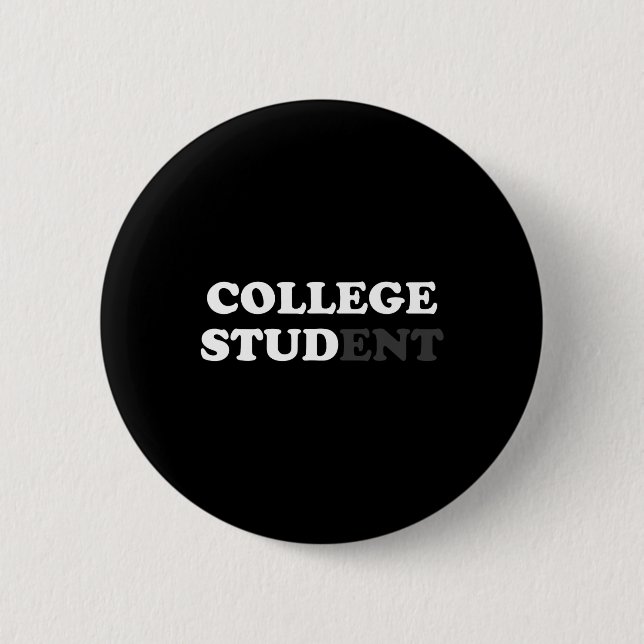 Uni Student Geschenke für Männer Uni Stud Sarcast Button (Vorderseite)