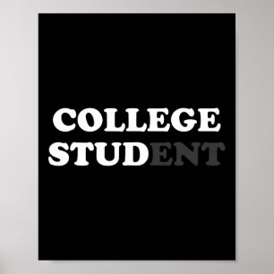 Uni Student Geschenke für Männer Uni Stud Sarcast Poster