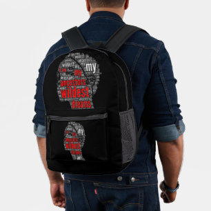 Uni Student My Ancestors Wildest Träume Bedruckter Rucksack