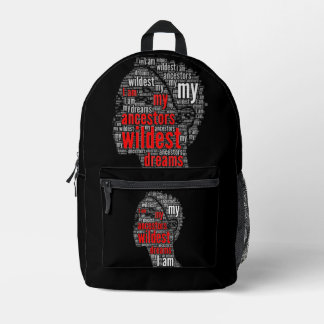 Uni Student My Ancestors Wildest Träume Bedruckter Rucksack