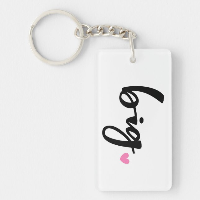 Uni-Studentinnenverbindung-großer Schlüsselanhänger (Vorderseite)