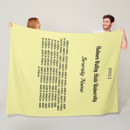 Uni Studentinnenverbindung personalisieren Fleece