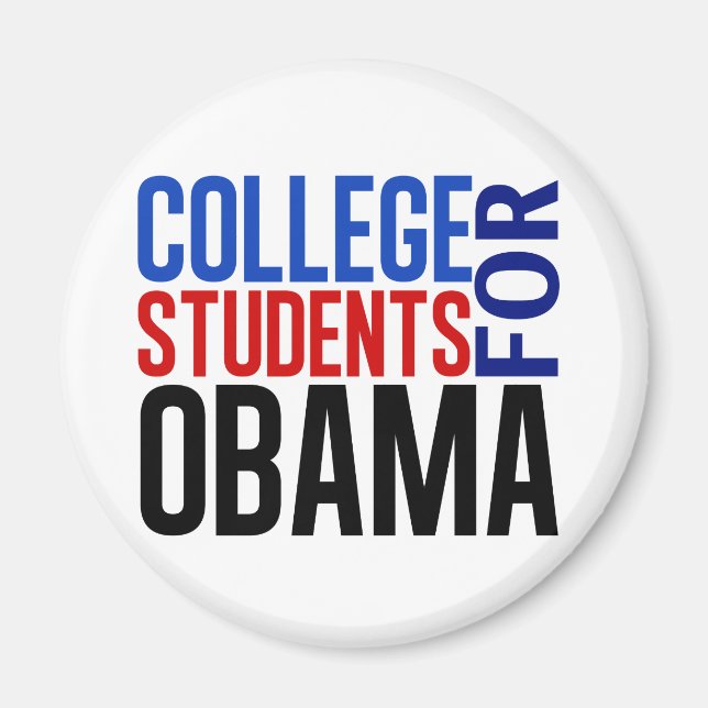 Uni Studierende für Obama Magnet (Vorne)