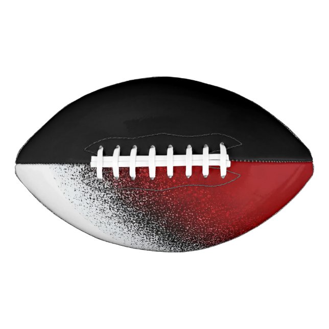 Uni Team Colors Red/White/Black Football (Vorderseite)