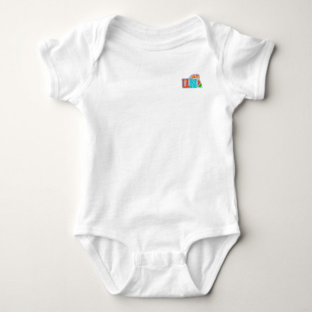 Uni-Turtle Baby Strampler (Vorderseite)