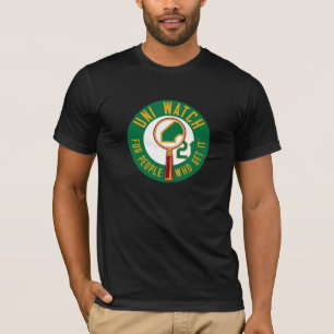 Uni Uhr: Grüne Lupe T-Shirt