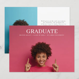 Uni University 2 Foto Classic Graduate Ankündigung