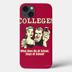 Uni: Was in der Schule Bleibe iPhone 13 Hülle