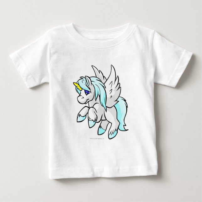 Uni Weiß Baby T-shirt (Vorderseite)