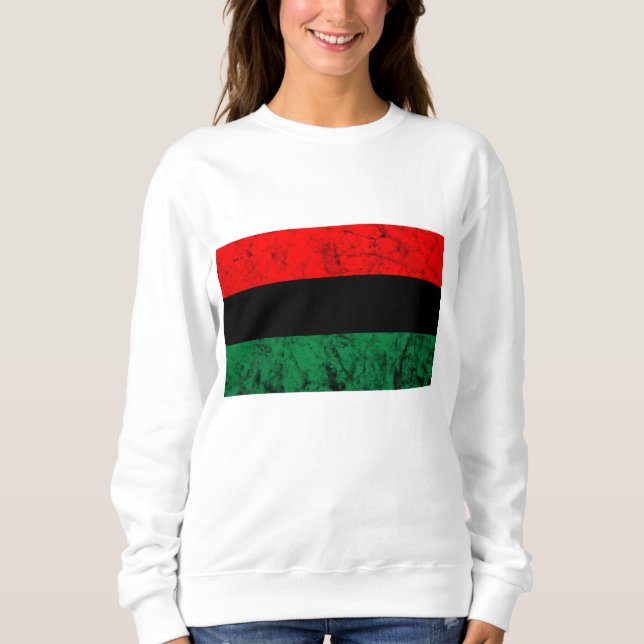 UNIA Flag Pan African Freedom Roots Black Liberati Sweatshirt (Vorderseite)