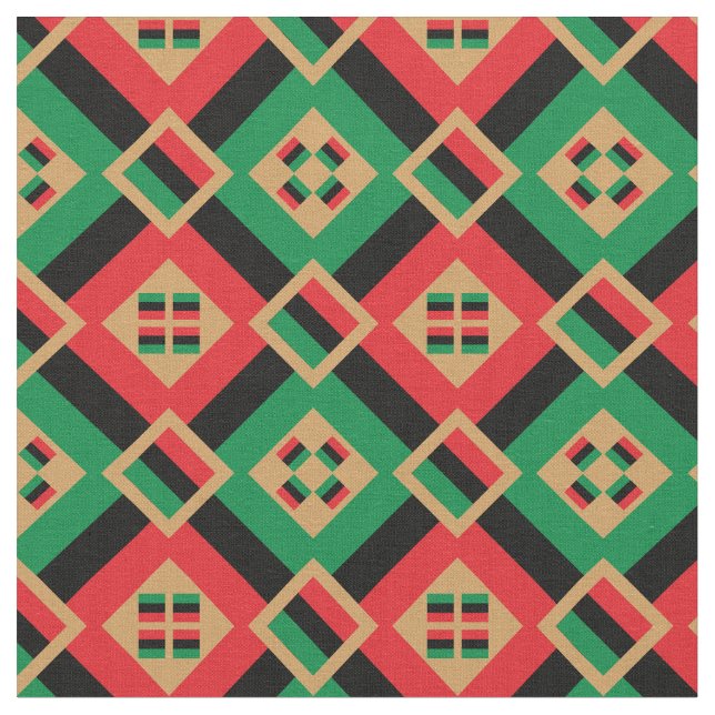 UNIA Flag & Trendy Pan American Fabric Mode GLD Stoff (Nahaufnahme)