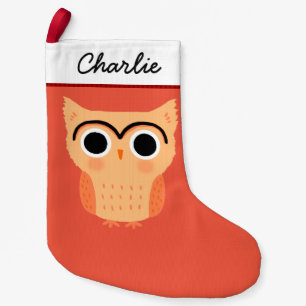 Unibrow Funny Niedlich Owl Holiday Kleiner Weihnachtsstrumpf