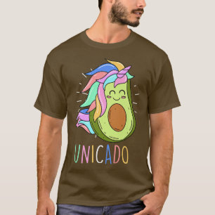 Unicado Avocado Unicorn Girl Women T-Shirt