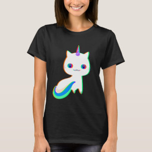 Unicat Caticorn Meowgical Einhorn Katze Männer Fra T-Shirt