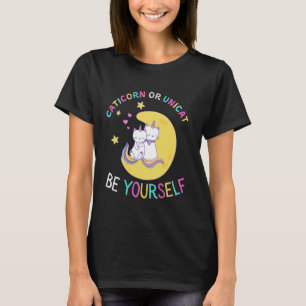 Unicat Caticorn Meowgical Einhorn Katze Männer Fra T-Shirt
