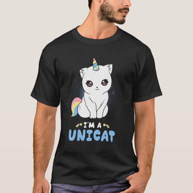 Unicat Unicorn Cat T-Shirt (Vorderseite)
