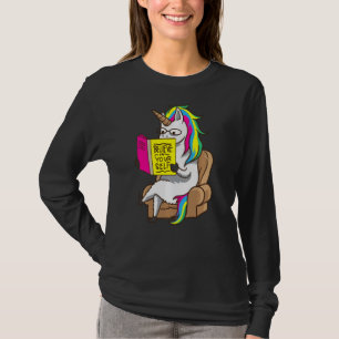 Unicorary für einen Lehrer, der das Buch in S lies T-Shirt