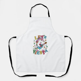 Unicoric Mexican Fiesta Guitar Fun Design Tank Top Schürze