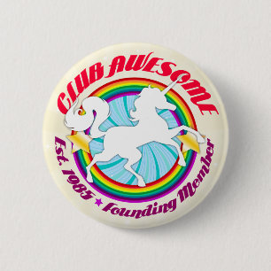 Unicorn 1985 - Club Phantastisch Button