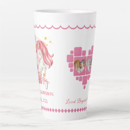 Unicorn 1st Birthday Pink Little Girl Milchtasse
