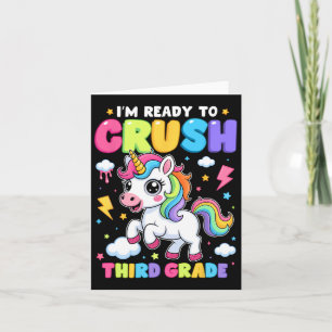 Unicorn 3. Klasse hier komme ich zurück zur Schule Karte