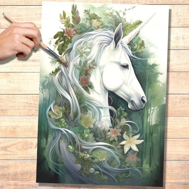 Unicorn 6 Decoupage Paper Seidenpapier (Von Creator hochgeladen)