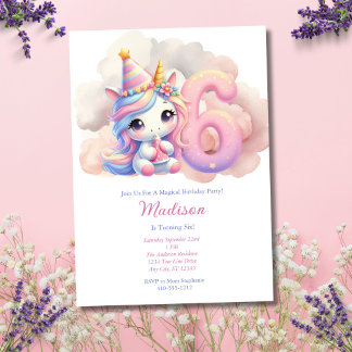 Unicorn 6. einladung