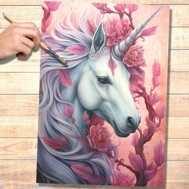 Unicorn 7 Decoupage Paper Seidenpapier (Von Creator hochgeladen)