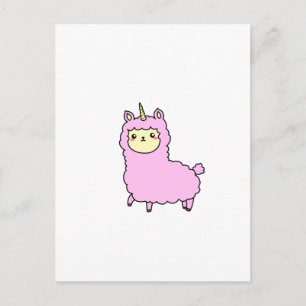 UNICORN ALPACA LLAMA Shirts, Accessoires, Geschenk Postkarte