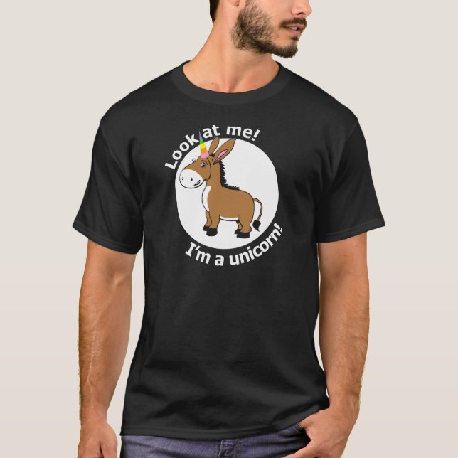 Unicorn am Herz-T - Shirt (Vorderseite)