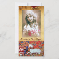 UNICORN ANTIQUE BROWN PARCHMONOGRAM