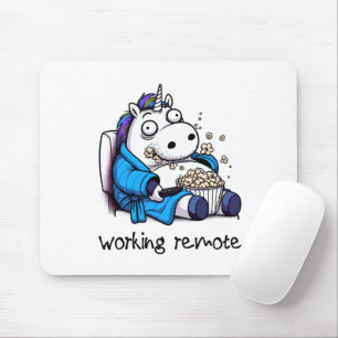Unicorn-Arbeitsfernbedienung Mousepad