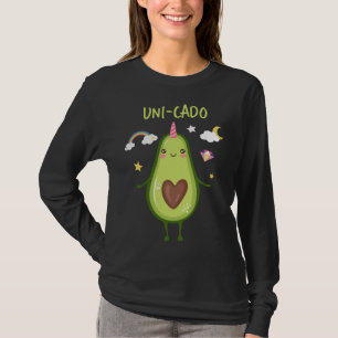Unicorn Avocado Guacamole Toast Healthy Fat Green T-Shirt