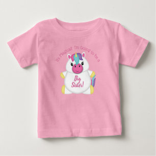 Unicorn Baby Dusche Rosa Baby T-shirt