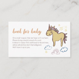 Unicorn Baby Duwer Gender Neutral Begleitkarte
