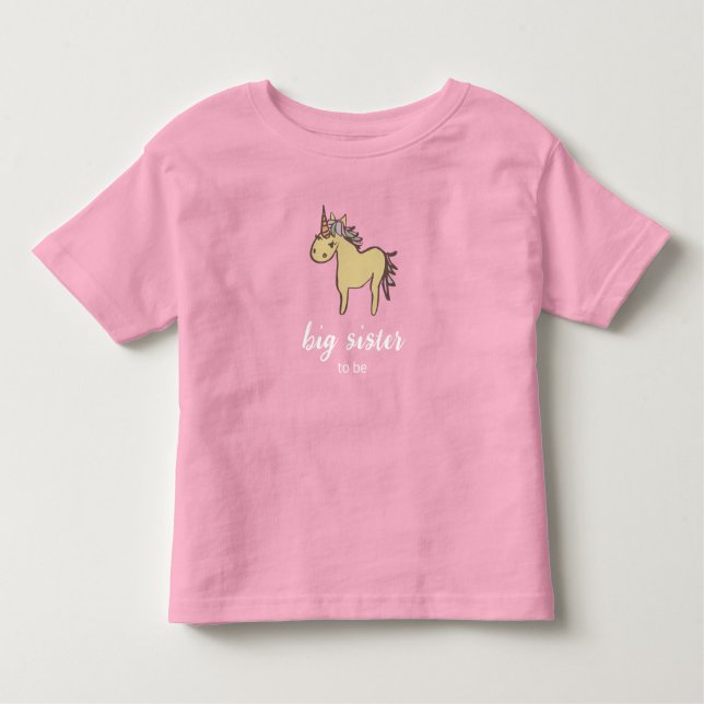 Unicorn Baby Duwer Gender Neutral Kleinkind T-shirt (Vorderseite)