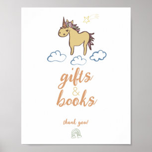 Unicorn Baby Duwer Gender Neutral Poster