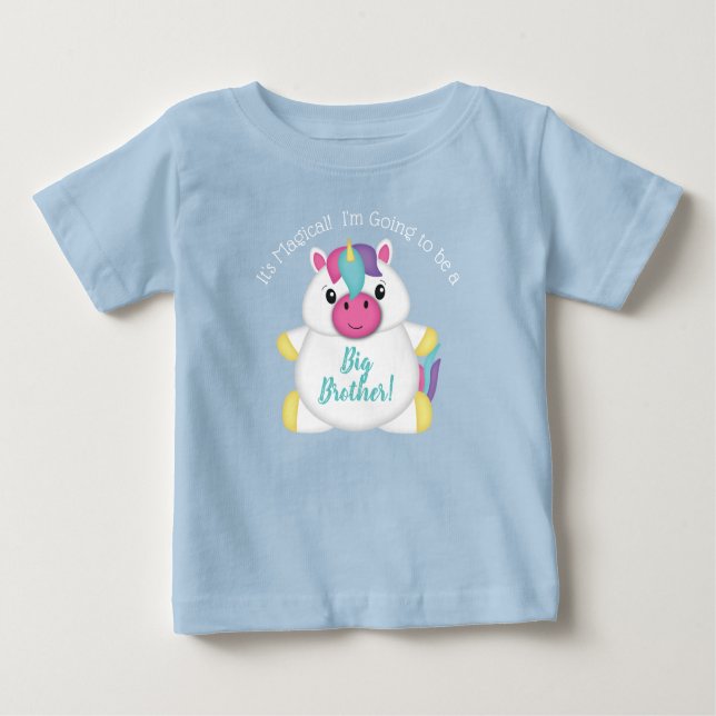 Unicorn Baby Shower Baby T-shirt (Vorderseite)