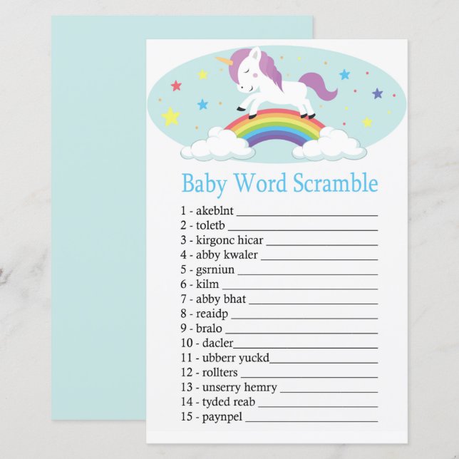 Unicorn Baby word Rammspiel (Vorne/Hinten)