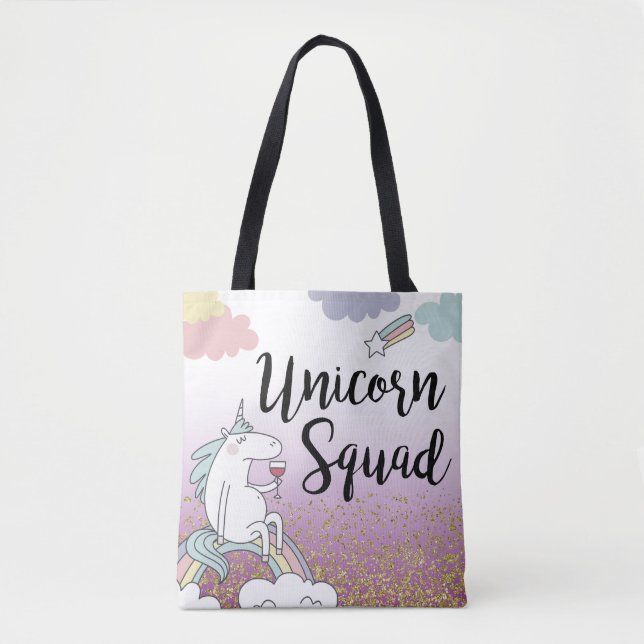 Unicorn Bachelorette Tasche (Vorderseite)