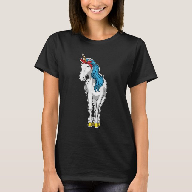 Unicorn Bandana T-Shirt (Vorderseite)
